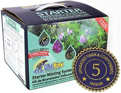 MistKing – Starter Misting System, 5th Gen | Used by Zoos, Botanical Gardens, Institutions & Hobbyists | Expandable to 10 Nozzles | Extremely Fine Mist | 50 Micron Droplets | MKSMS5-125-50