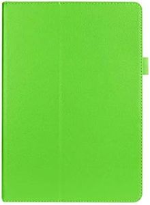 INSOLKIDON Compatible avec Coque ASUS Zenpad 10 Z300 Z300CL Z300CG 10 inch Tablet Couverture arrière en Cuir Bande Corps Complet Protection en Cuir pour Tablette Shell (Vert)