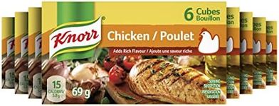 Knorr Bouillon Cubes for rich deep chicken flavour Chicken made with ingredients 69 g, pack of 8