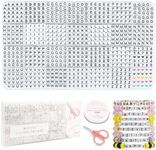 FZIIVQO 1120Pcs Acrylic Square Lett