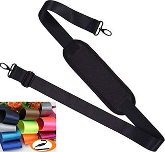 Universal Shoulder Strap Replacement Laptop Shoulder Strap Luggage Duffle Bag Strap Adjustable Belt with Metal Hooks, Jiandian - Black, Standard