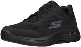 Skechers Men's Gowalk Arch Fit-Athletic Workout Walking Shoe with Air Cooled Foam Sneaker, Black, 8.5 X-Wide