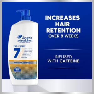 Head & Shoulders Anti-Dandruff Shampoo 7 Hair Fall Defense with Caffeine, 800ml Pump