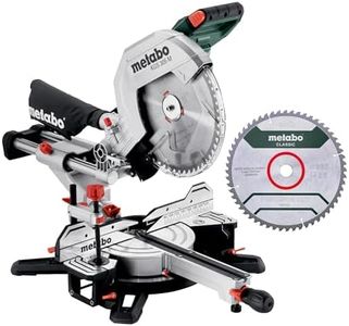 Metabo Kapp- und Gehrungssäge Set KGS 305 M – 613305900 – Mit Precision Cut Line, 305 mm 2. Hartmetall-Sägeblatt und Zugfunktion – 2 m Kabellänge