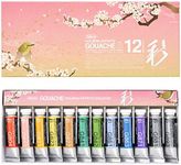 Holbein Irodori Artist Gouache - Spring, Set of 12, 15 ml, Tubes