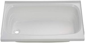 Lippert 209673 Better Bath RV Left Hand Tub 24" x 40" White