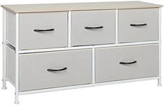 LEVEDE Chest of 5 Drawers, Tallboy 