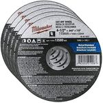 Milwaukee 5 Pack - 4 1 2 Cutting Wh