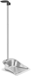 Yangbaga Dust Pans with Long Handle - 35”Heavy Duty Metal Upright Stand Up Dustpan - Long Handled Stand Up Dustpans - Best Dustpans for Home/Lobby/Shop/Garage/Yard