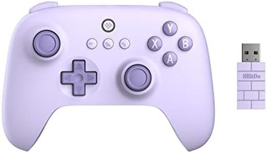 8Bitdo Ultimate C 2.4g Wireless Controller for Windows PC, Android, Steam Deck & Raspberry Pi(Lilac Purple)