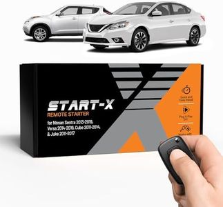 Start-X Remote Starter Kit for Nissan Sentra (2013-2019), Versa (2014-2019), Cube (2011-2014), and Juke (2011-2017) Vehicles | Push-to-Start Ignition | Plug & Play Install | Zero Wire Splicing