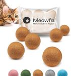 MEOWFIA Wool Ball Toys - 6-Pack of 