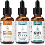 Age Defying Serum 3 Pack with Vitamin C, Retinol and Hyaluronic Acid - Boost Skin Collagen,Hydrate & Plump Skin, Anti Aging & Wrinkle Facial Serum