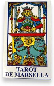 Tarot de Marsella en español - Baraja de cartas del tarot para principiantes - Marseille Tarot - Deck de adivinación