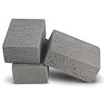 Maryton Grill Stone Cleaning Brick - Griddle Grills Cleaning Kit Block Pumice Stone for Removing Stains BBQ Grease, 3 Count