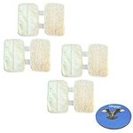 HQRP 4-Pack Washable Cleaning Pad f