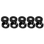 Flat Head Washer Gasket Countersunk Alloy Aluminum Countersunk Head Anodized Washers M5 Black 10PCS