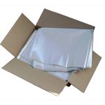 Uk Store 247 Pack of 50 Large Strong Clear Plastic Polythene Bin Liners Bags Sacks 80Litre Size 18 x 29 x 39 Refuse Rubbish Waste Recycling Dustbin