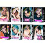 8 Pack/240Pcs Stray Kids Lomo Card Kpop Photocards Greeting Card with Postcards Box