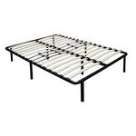 Boyd Sleep 14" High Metal Platform Bed Frame with Wood Slat Support, Adjustable Lumbar Zone from Firm to Plush, No Box Spring Required, Easy Assembly, Under Bed Storage Space, Full