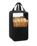 Twofold Makeup Brush Organiser Bag Large Capacity Cosmetic Bag Portable Stand-Up Makeup Brush Holder Waterproof Travel Make Up Brush Sets for Makeup Artist