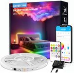 DAYBETTER RGB Smart IC LED Strip Lights, LED Lights for Bedroom, DIY Multiple Colors on One Line, App Control Color Changing Strip Lighting Music Sync Home Decor 16.4 ft