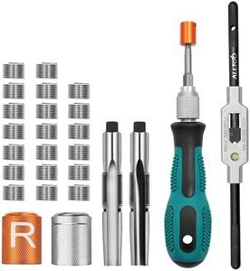 alltoo Set Repair Thread9/16 inch Bicycle Thread Tapping Device Cycle Crank Saver Kit Pedal Thread Repair Tap Universal Thread Tool