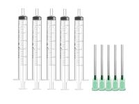 Ciringe 3 ml Syringe with 14G Green Mixing Kit - 5 Sets