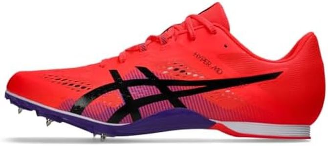 ASICS Unisex Hyper MD 8 Track & Field Shoes, 6.5M / 8W, Flash RED/Black