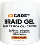 EZCARE Braid Gel Black Castor Oil/C