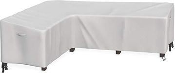 SimpleHouseware Corner Patio Sofa Sectional Cover L-Shaped for 4 Seater, Left-Facing