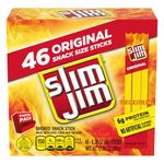 Slim Jim Smoked Snack Stick Pantry Pack Original 46 Count 0.28oz Stick (46 Count)