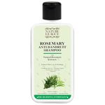 NATURE LEAGUE–Rosemary Anti-Dandruff & Anti-Hair Fall Shampoo, With Rosemary Extract, Pyrithione Zinc, Tea Tree Oil, Aloevera & Vitamin-E, Sulphate & Paraben Free, 400 ml