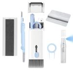 7 in 1 Electronic Cleaner kit - Keyboard Cleaner, Keyboard Cleaning Kit, Laptop Cleaner with Brush, Electronic Cleaner for Airpods pro/Laptop/Phone/Computer/Screen (Give Away a Flannel Cloth) Blue