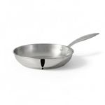 Lagostina Ambiente 26cm Stainless Steel Frying Pan, Silver - Heavy gauge 18/10 Interior, Cool touch Riveted Handle, Induction-Ready Skillet, Dishwasher and Oven Safe, Induction Cookware