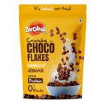 Zerobeli No Maida Choco Flakes 920g (Pack of 460g x 2)- Made with Jowar, Whole Wheat and Real Chocolate| Delicious and Chocolaty Chocos Flakes|