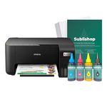 Sublishop Converted Sublimation Printer Epson EcoTank ET-2810 Compatible - Plug and Print Starter Bundle