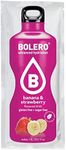 Bolero- Sugar Free Drink Mix Packets Banana and Stawberry Fruit Flavors | Powdered Flavored Water Packets | 12 Large Sachet On The Go Packets