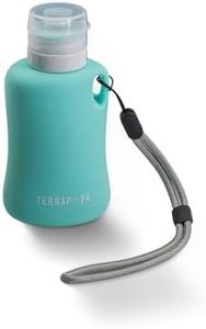 TERRAPOPA Botella pipi perros silicona 150ml. Botella de agua para perros con tapón antigoteo y fácil de transportar. Accesorios para Perros (Azul)
