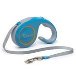 PetBoo Retractable Dog Leash with Anti-Slip Handle, 360° Tangle-Free Leash, Reflective Dog Leash,16 ft Heavy Duty Dog Leash for Small, Medium, Large Dog, One-Handed Lock, Pause, Block (Blue)