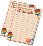 Pickleball Notepads - "Things To Do After Pickleball" - Pack of 2 Notepads - For All Pickleball Fans