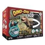 Abacus Brands STEAM Dino Dig VR - Virtual Reality Kids Science Kit, Book and Interactive STEAM Learning Activity Set