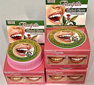 Rasyan ISME Herbal Clove Tooth Pasta de Tooth Pasta Antibacteria Bacteria Baño Decay