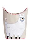 3 Sprouts Baby Laundry Hamper - Nursery Laundry Basket for Boys and Girls, Kids Clothes Hamper, Panier a Linge Bebe, Llama