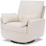 DaVinci Juno Swivel Glider in Ivory Boucle, Greenguard Gold & CertiPUR-US Certified