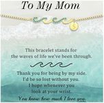 Mother's Day Gift, Gifts for Mom Bracelets for Women S Initial Bracelet Mothers Day Gift for Her Dainty Gold Bracelet Retirement Birthday Christmas Jewelry