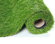 SUMC Artificial Grass Mat Carpet Outdoor Fake Grass Lawn of Green High Density Natural Realistic Looking Garden Turf for Dogs Pets 30mm Pile Height (1M*4M)