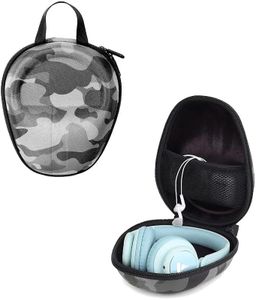 GadgetBite Headphone Carrying Case Earpads Storage Bag Headphone Pouch Portable Anti-Pressure Compatible with Boat 550/Sony WH C510/Flix X1/Sony CH710n/Hyperx Cloud Cases (Army Grey)