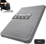 KingCamp Self Inflating Sleeping Pad for Camping Ultra Thick Double Single Foam Mattress High R Value Camping Air Pad Mat, Multi Colors & Sizes (79"x50.4"x3.0", Grey-Double-9.5R)