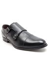 Thomas Crick Men's Boycie Double Monk Strap Formal Shoes Black